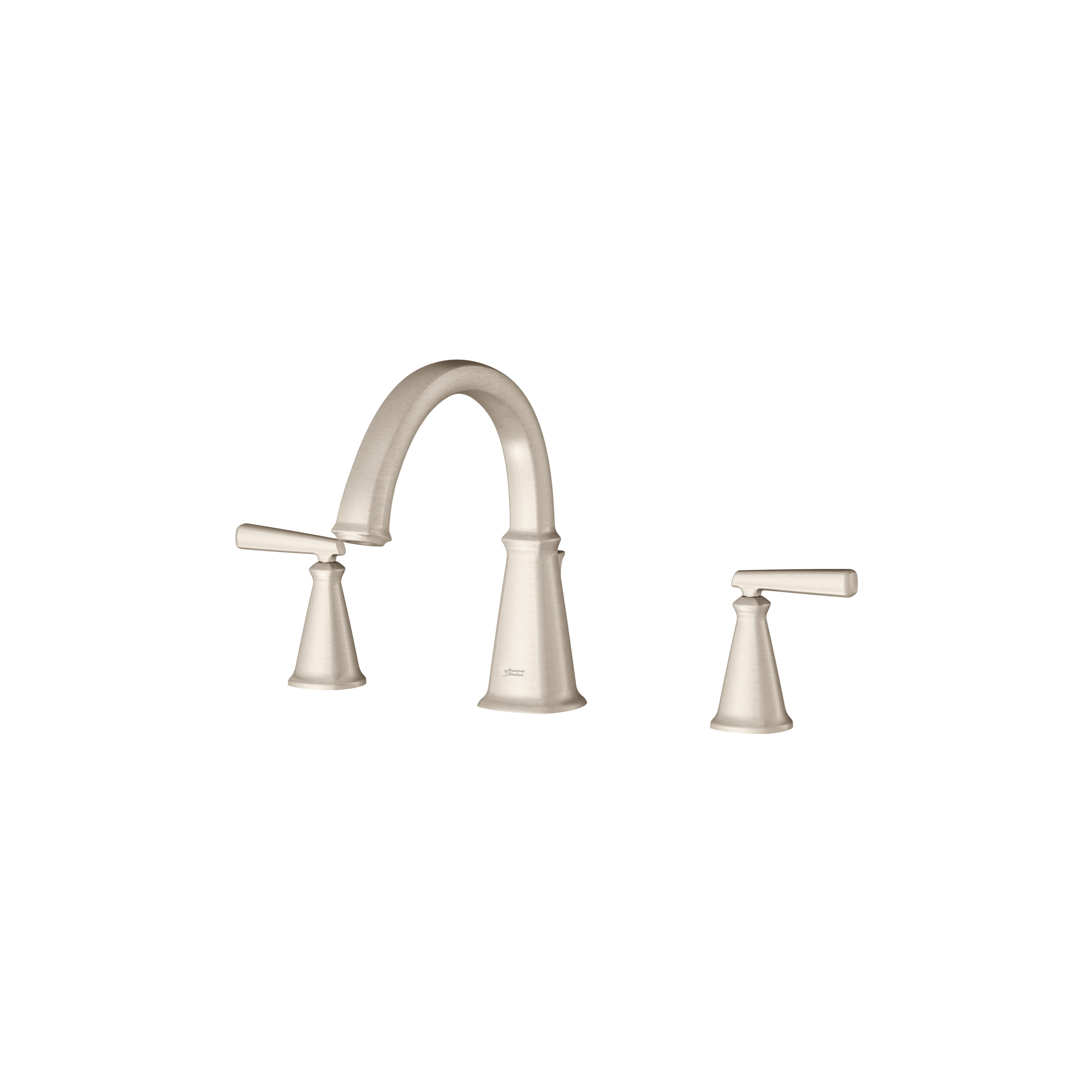Edgemere Bathtub Faucet With Lever Handles for Flash Rough In Valve   BRUSHED NICKEL